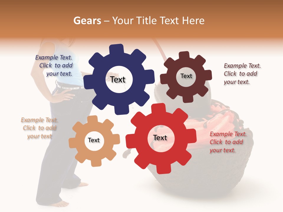 Diet Weight Girl PowerPoint Template