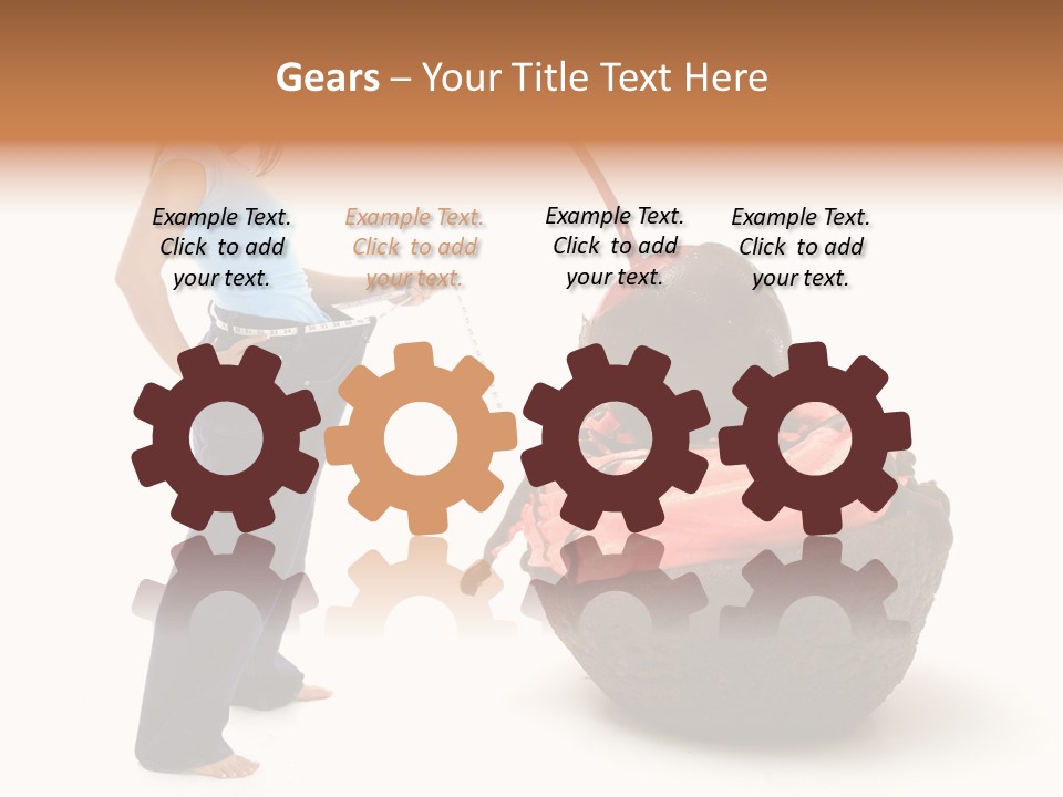 Diet Weight Girl PowerPoint Template