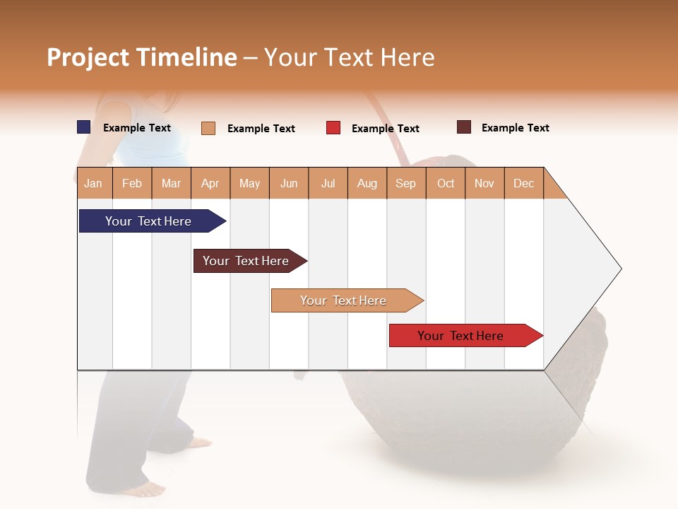 Diet Weight Girl PowerPoint Template