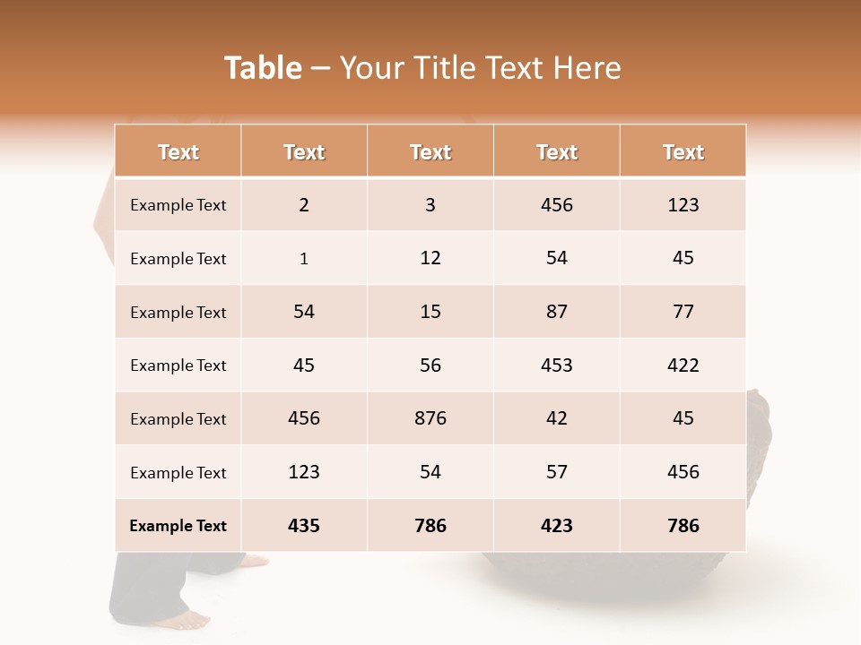 Diet Weight Girl PowerPoint Template