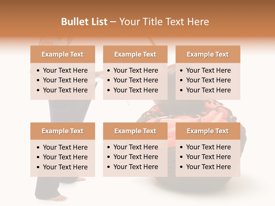 Diet Weight Girl PowerPoint Template