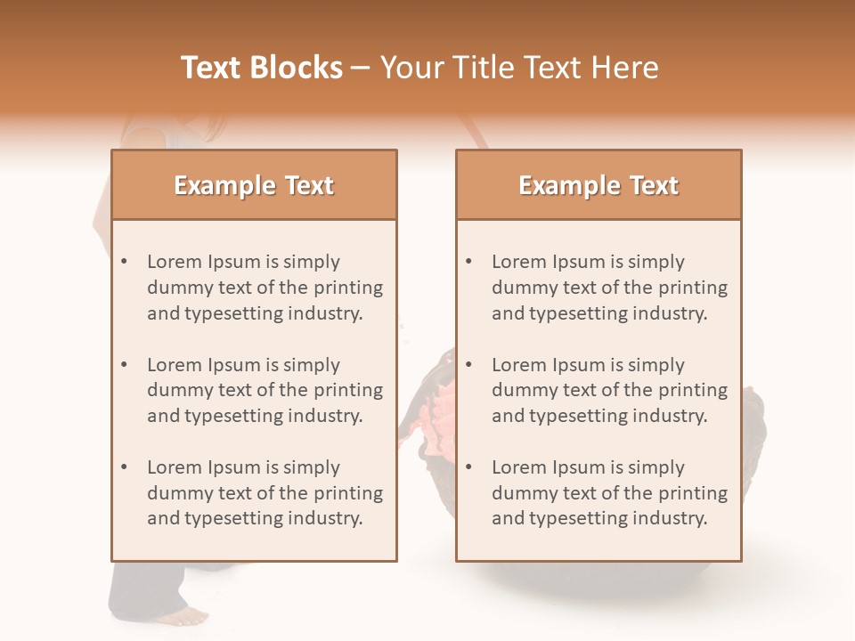 Diet Weight Girl PowerPoint Template