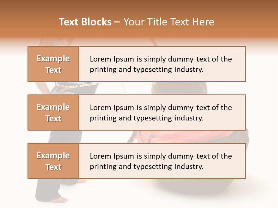 Diet Weight Girl PowerPoint Template