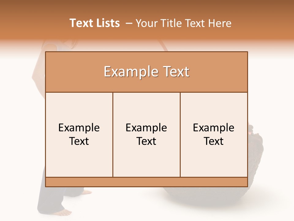 Diet Weight Girl PowerPoint Template
