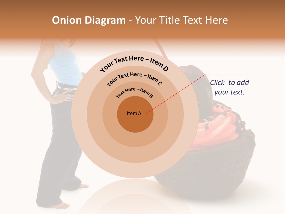 Diet Weight Girl PowerPoint Template