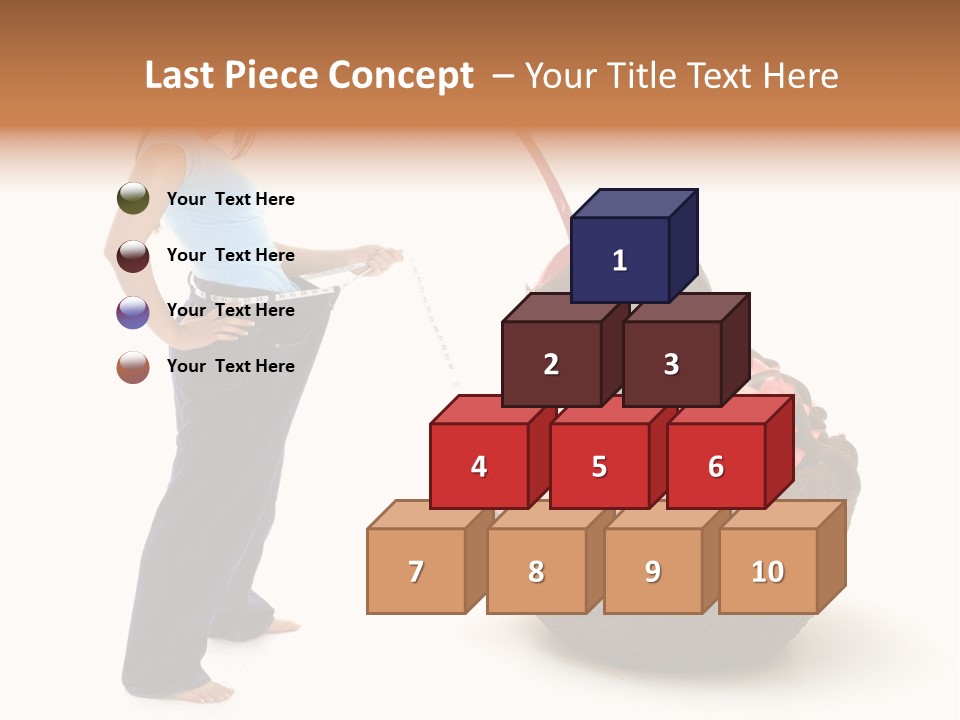 Diet Weight Girl PowerPoint Template