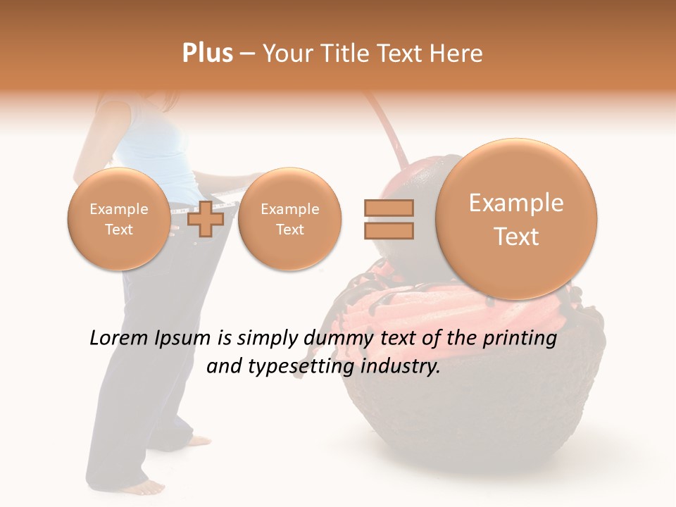 Diet Weight Girl PowerPoint Template