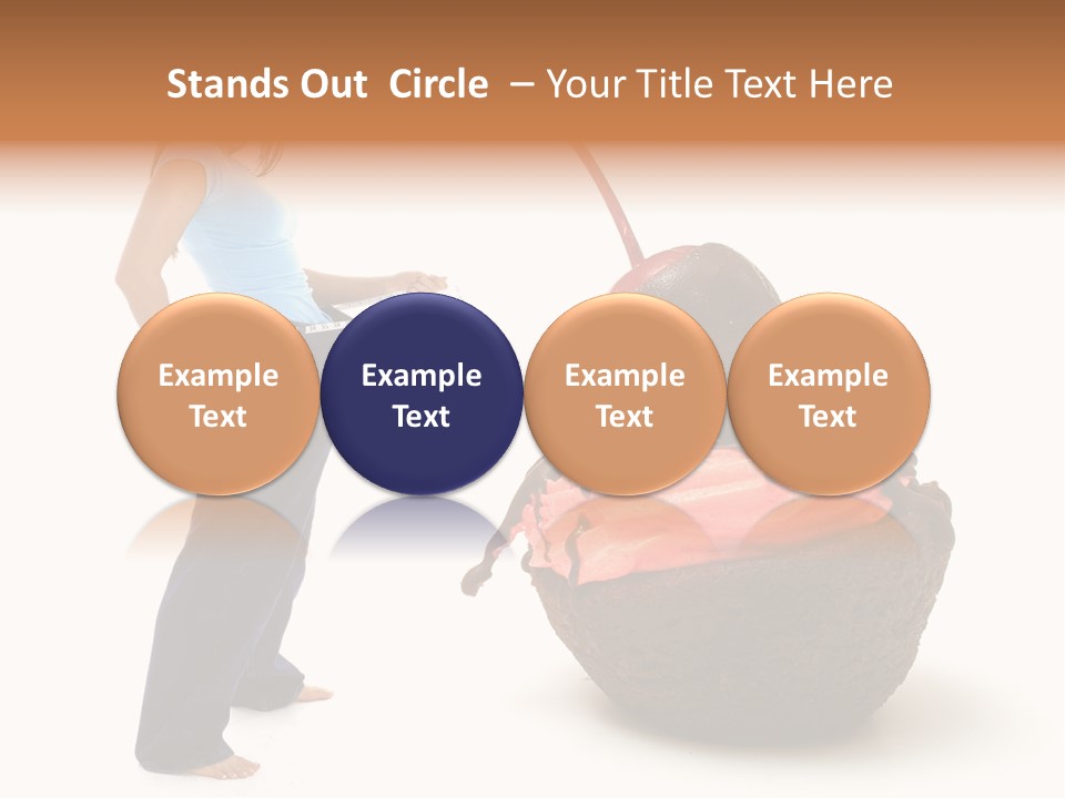 Diet Weight Girl PowerPoint Template