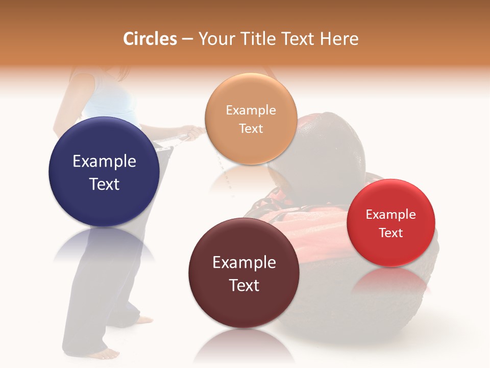 Diet Weight Girl PowerPoint Template