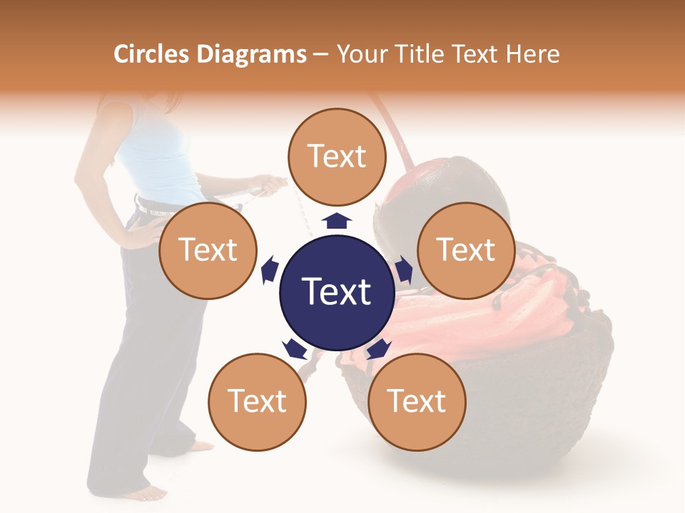 Diet Weight Girl PowerPoint Template