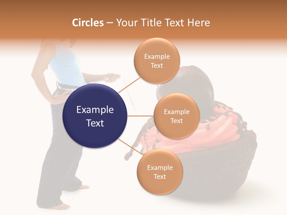 Diet Weight Girl PowerPoint Template