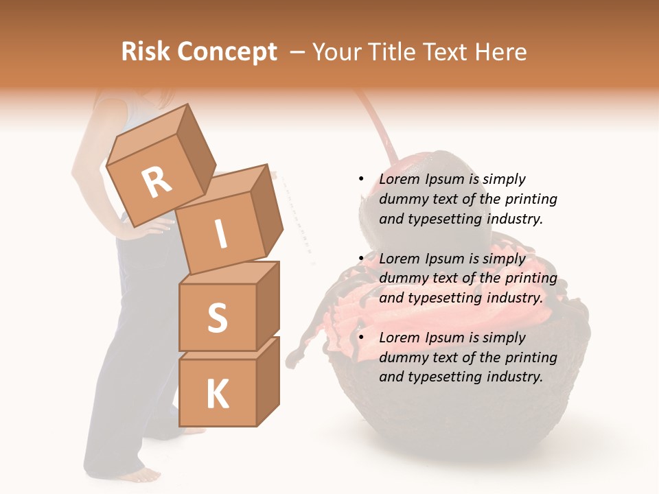 Diet Weight Girl PowerPoint Template