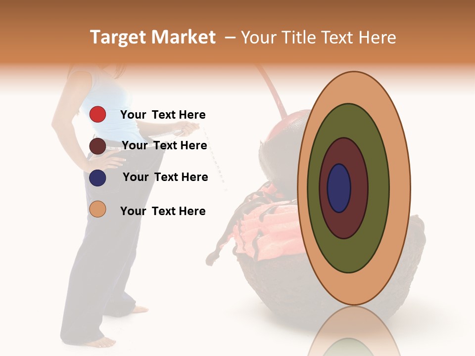 Diet Weight Girl PowerPoint Template