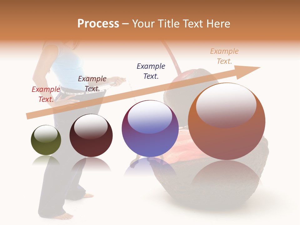 Diet Weight Girl PowerPoint Template