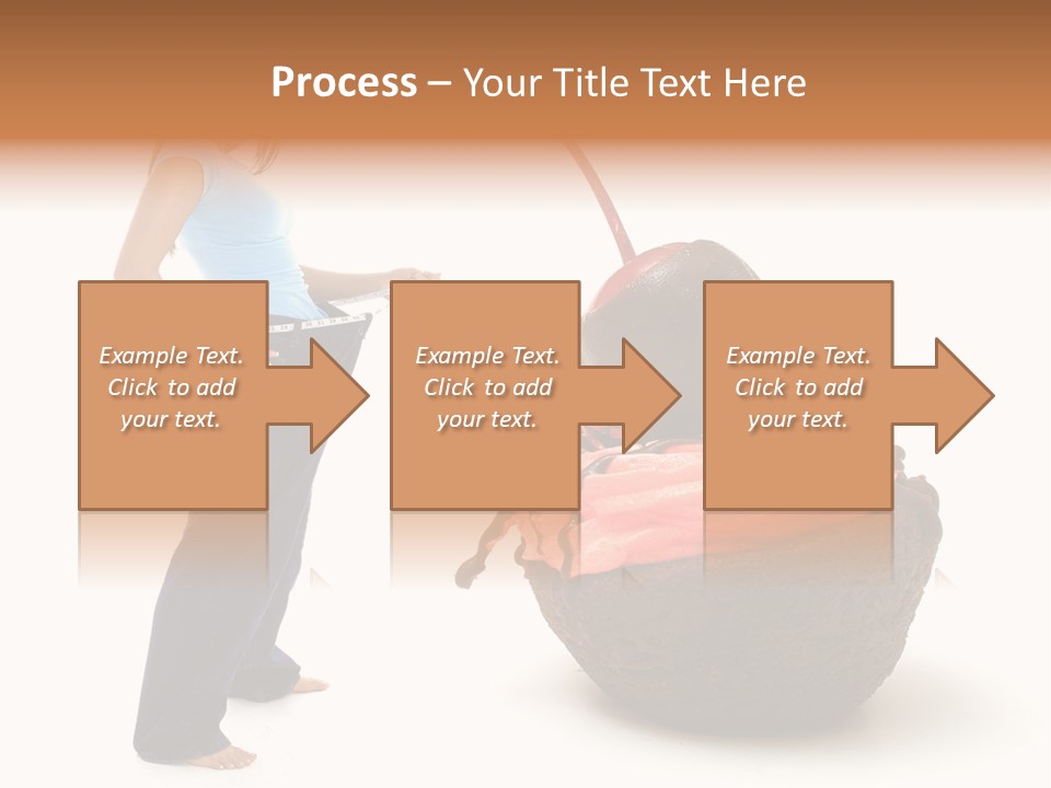 Diet Weight Girl PowerPoint Template