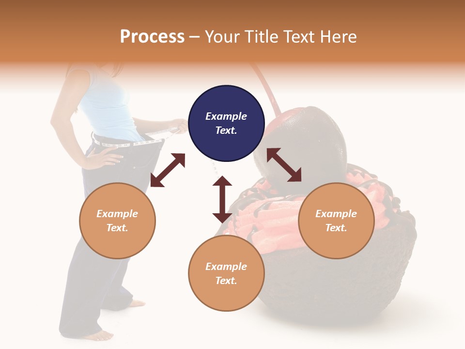 Diet Weight Girl PowerPoint Template