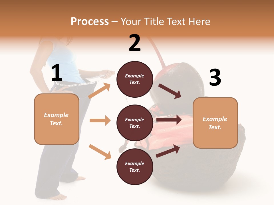 Diet Weight Girl PowerPoint Template