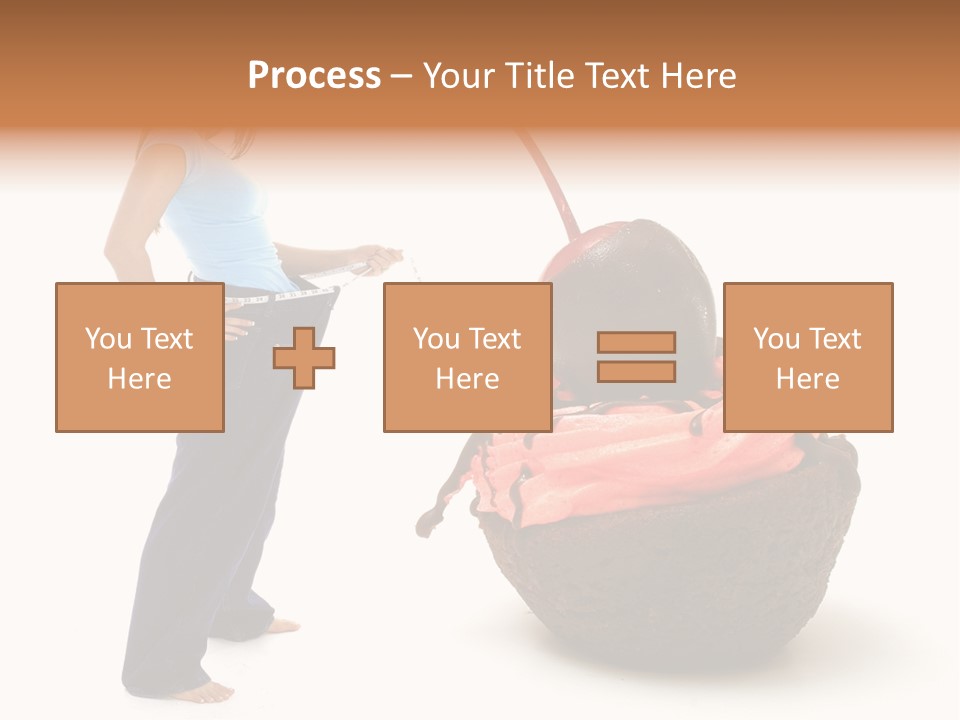 Diet Weight Girl PowerPoint Template