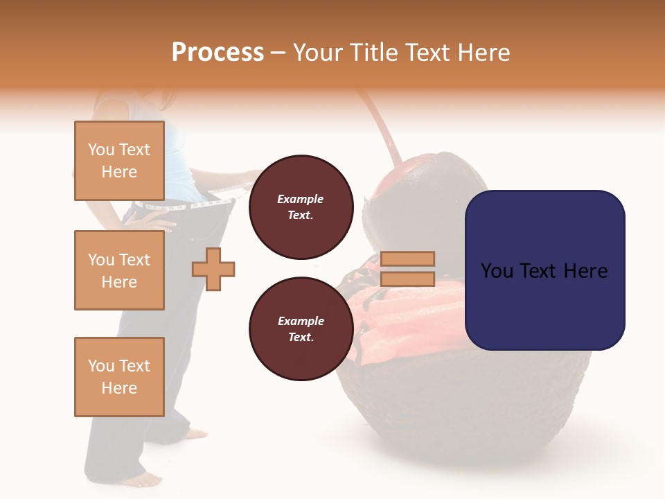 Diet Weight Girl PowerPoint Template