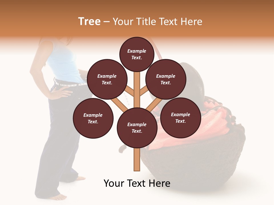 Diet Weight Girl PowerPoint Template