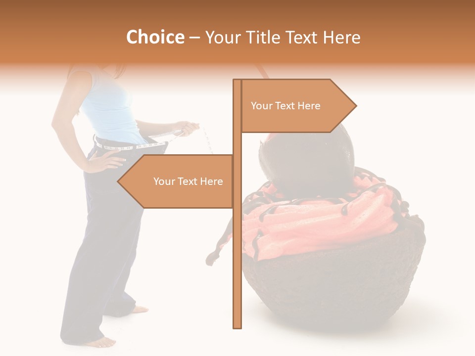 Diet Weight Girl PowerPoint Template