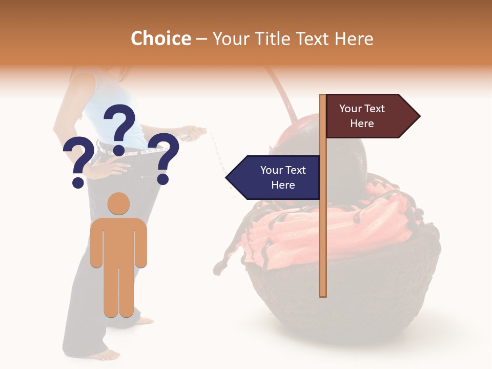 Diet Weight Girl PowerPoint Template