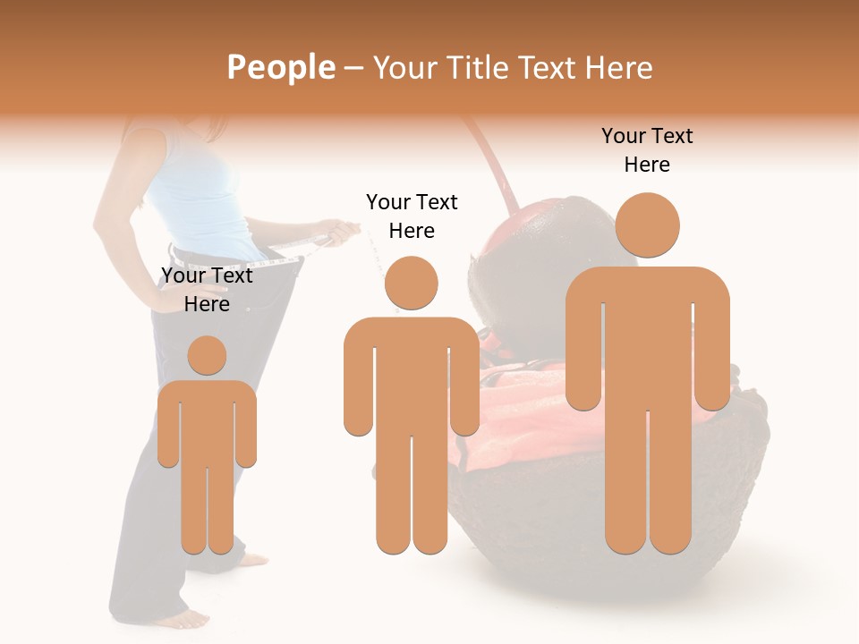 Diet Weight Girl PowerPoint Template