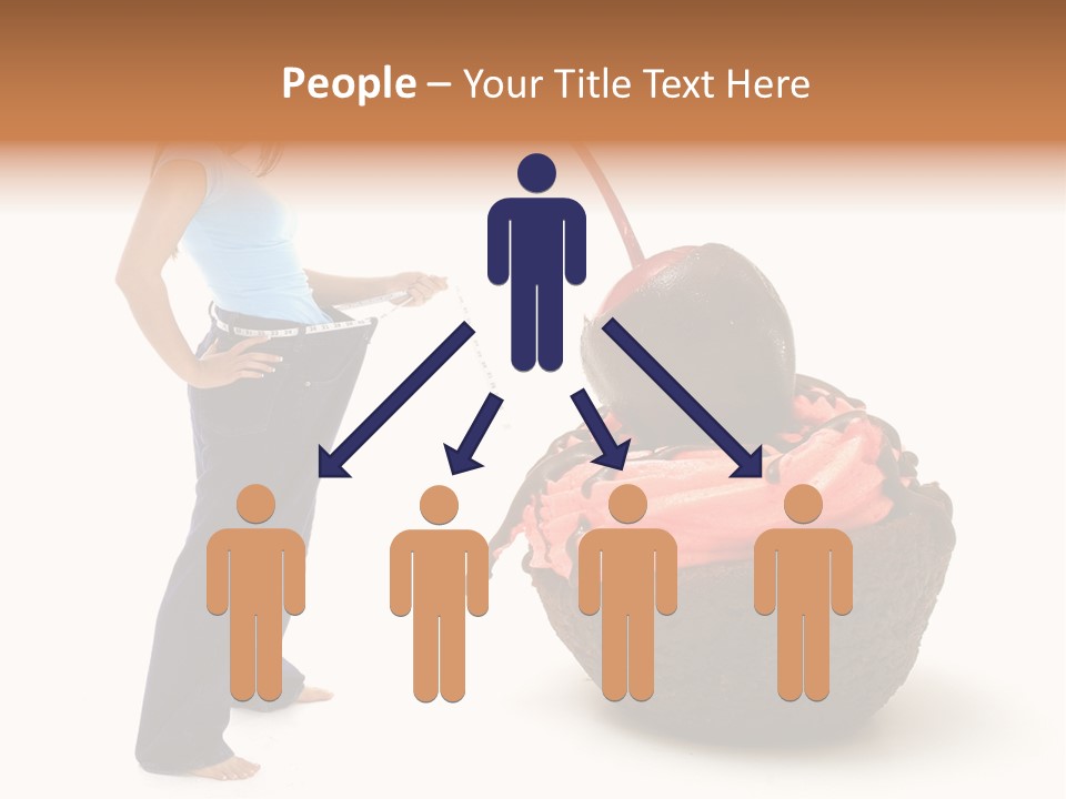 Diet Weight Girl PowerPoint Template