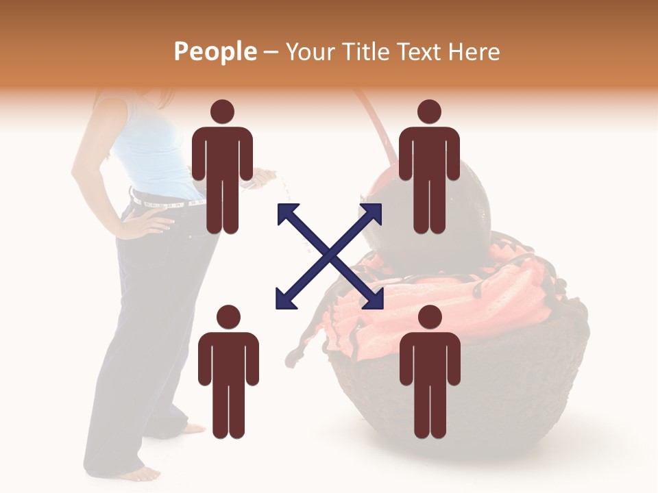 Diet Weight Girl PowerPoint Template