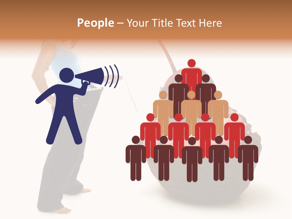 Diet Weight Girl PowerPoint Template