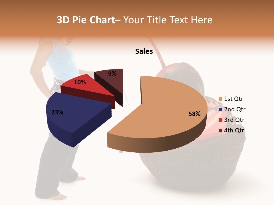 Diet Weight Girl PowerPoint Template