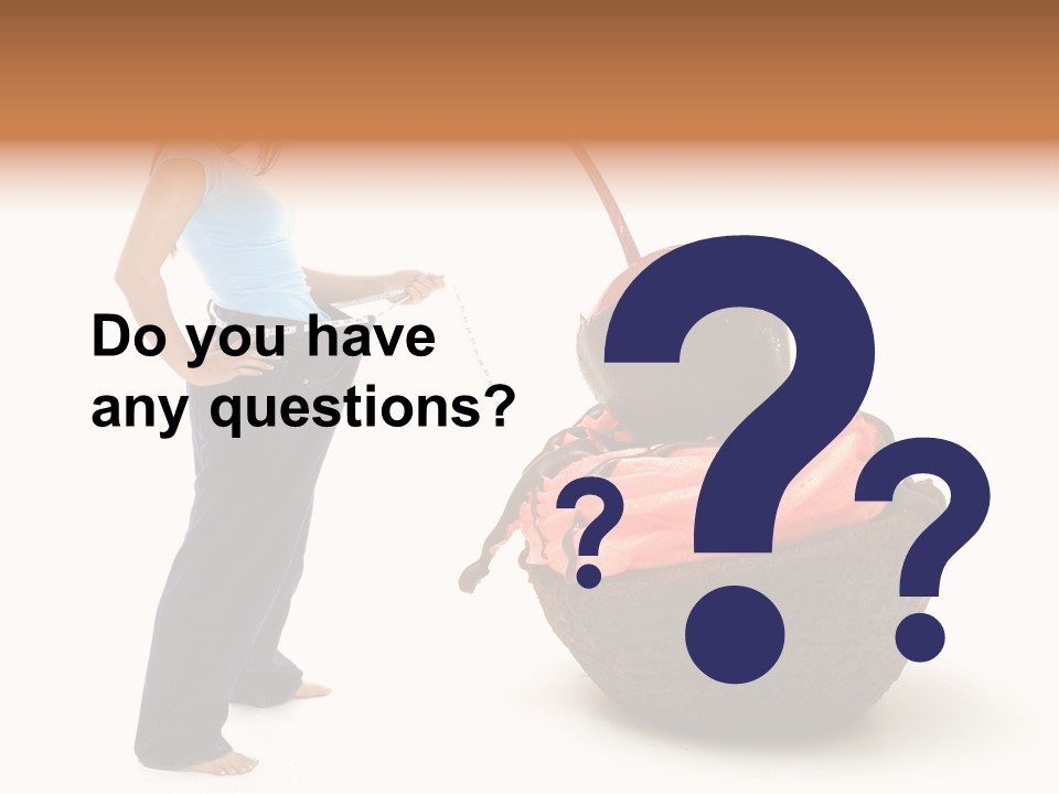 Diet Weight Girl PowerPoint Template