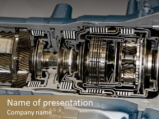 Component Engine Part PowerPoint Template