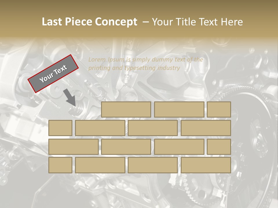 Piston Torque Model PowerPoint Template