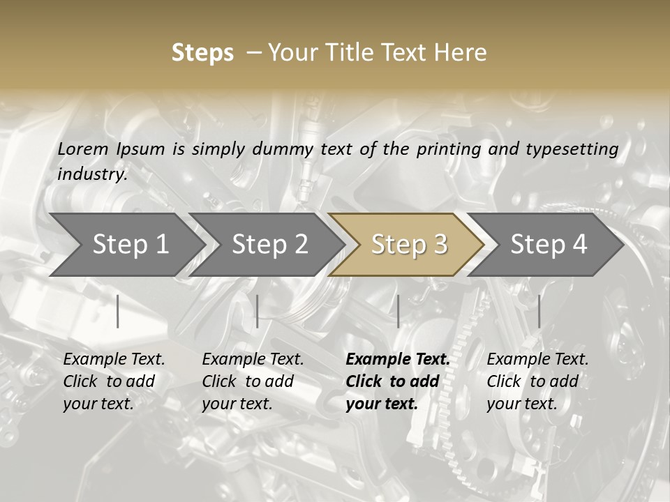 Piston Torque Model PowerPoint Template