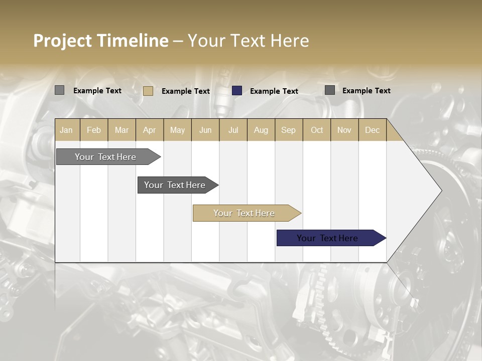 Piston Torque Model PowerPoint Template