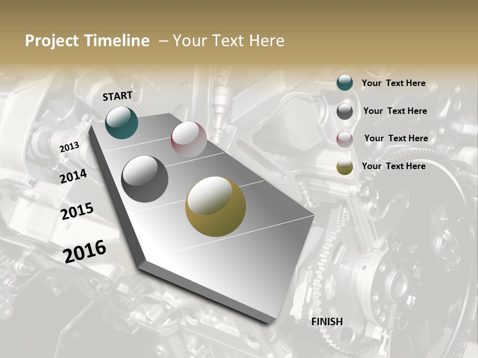 Piston Torque Model PowerPoint Template