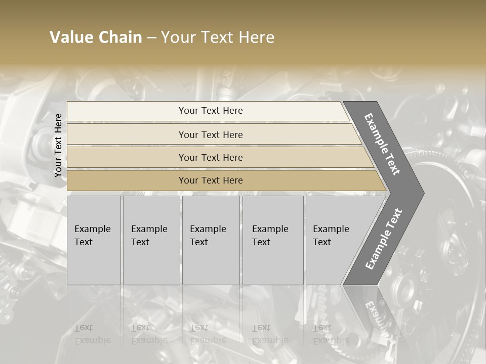 Piston Torque Model PowerPoint Template