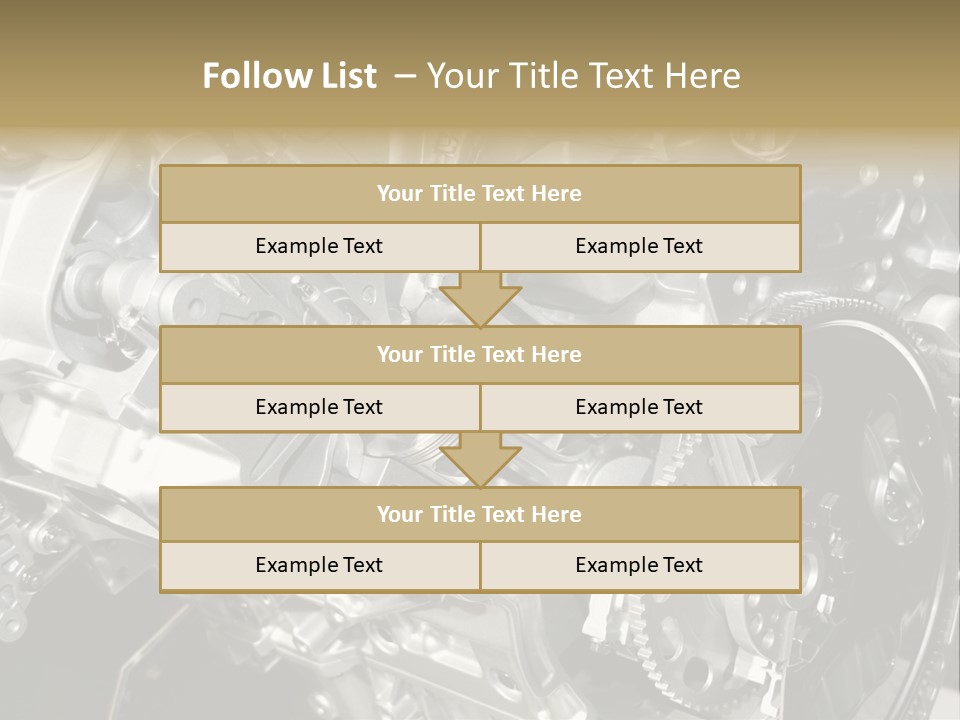 Piston Torque Model PowerPoint Template