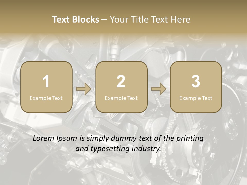 Piston Torque Model PowerPoint Template