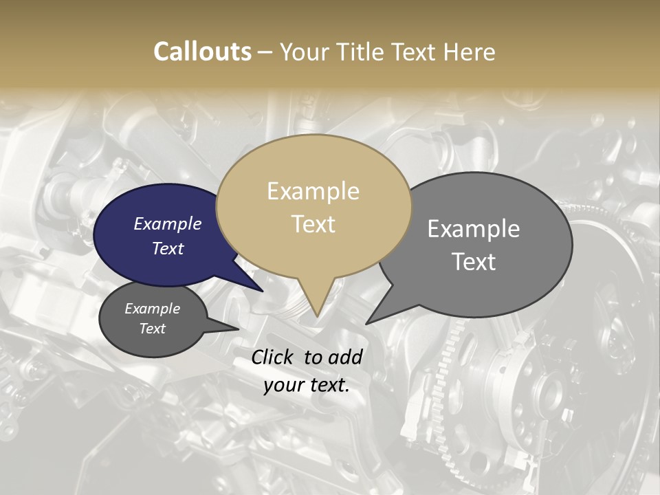 Piston Torque Model PowerPoint Template