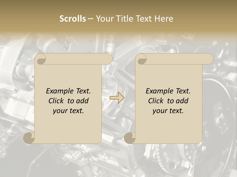 Piston Torque Model PowerPoint Template