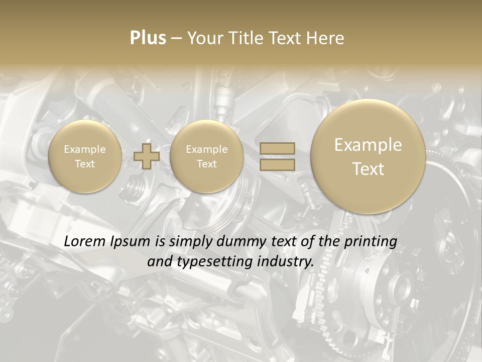 Piston Torque Model PowerPoint Template