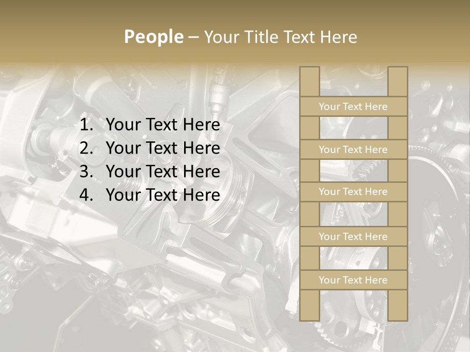 Piston Torque Model PowerPoint Template
