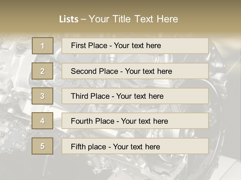 Clean Automotive Transparent PowerPoint Template