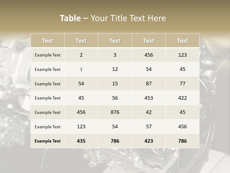 Clean Automotive Transparent PowerPoint Template