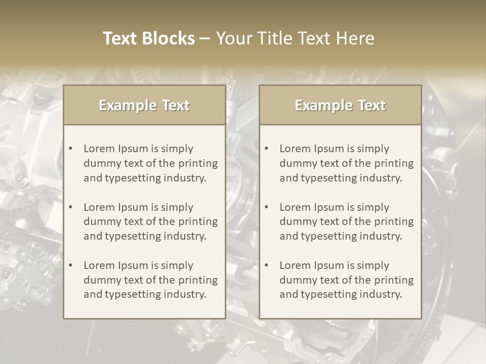 Clean Automotive Transparent PowerPoint Template