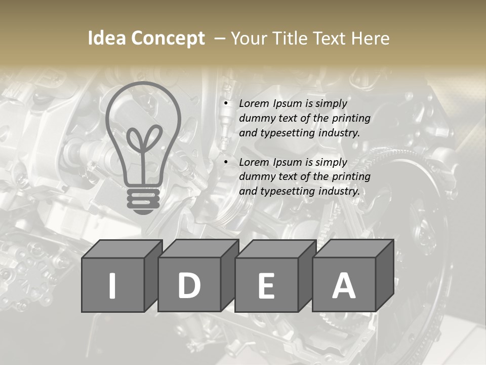 Clean Automotive Transparent PowerPoint Template