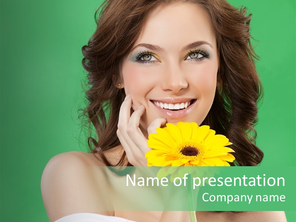 Romance Make Up Beautiful PowerPoint Template