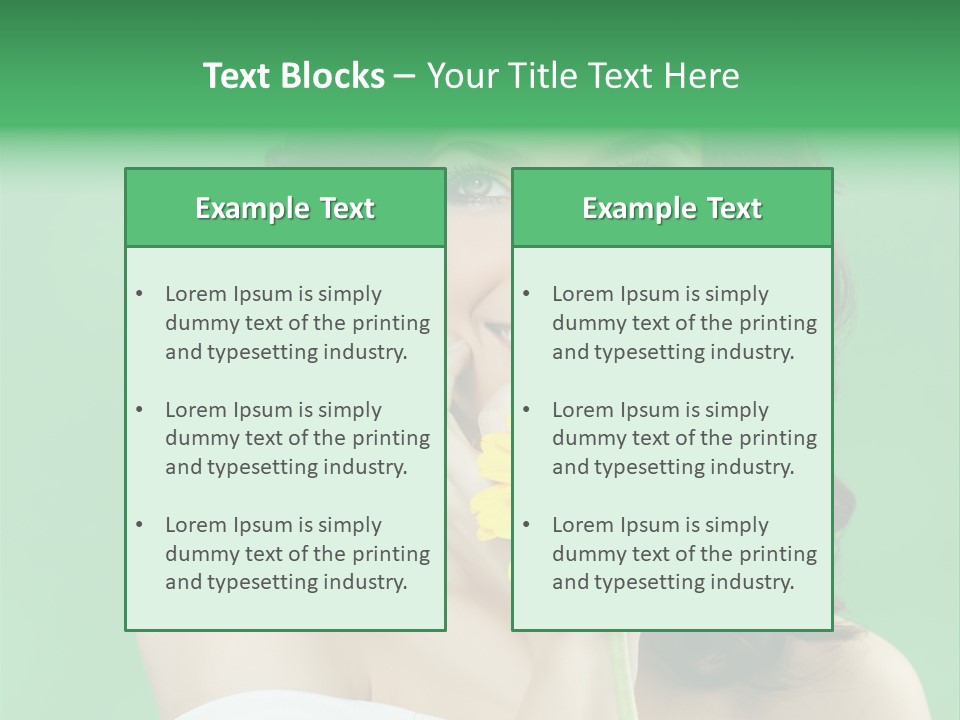 Romance Make Up Beautiful PowerPoint Template